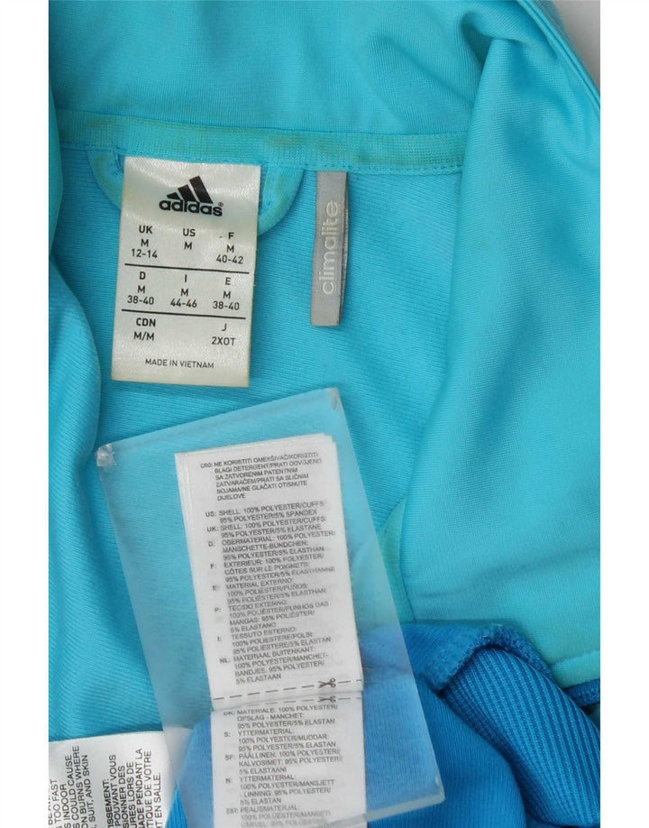 Женская спортивная куртка Adidas Climalite UK 12/14, средний синий