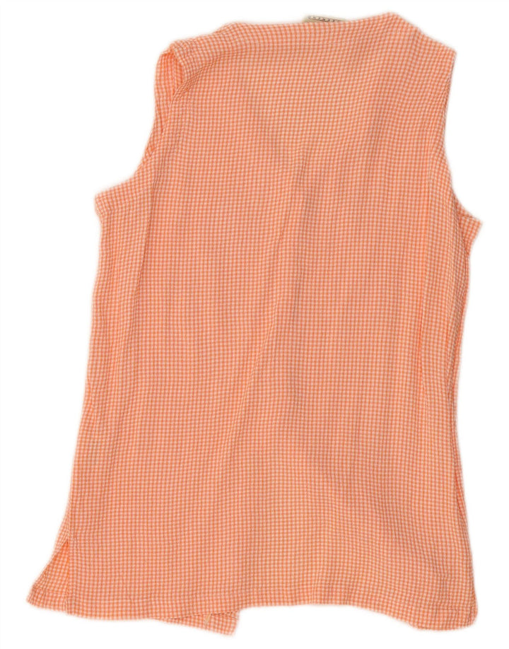 Женская рубашка выходного дня Sara Glenzer IT 44 Medium Orange Gingham