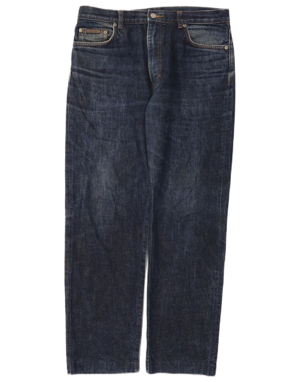 Мужские прямые джинсы Calvin Klein W33 L29, синий хлопок