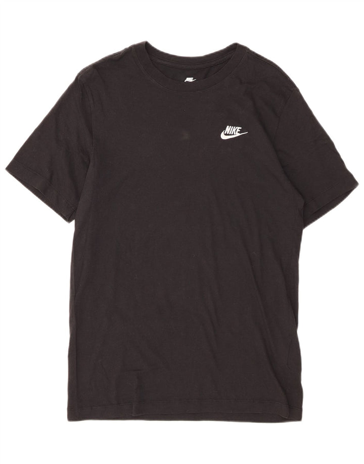 Мужская футболка Nike, маленький черный хлопок