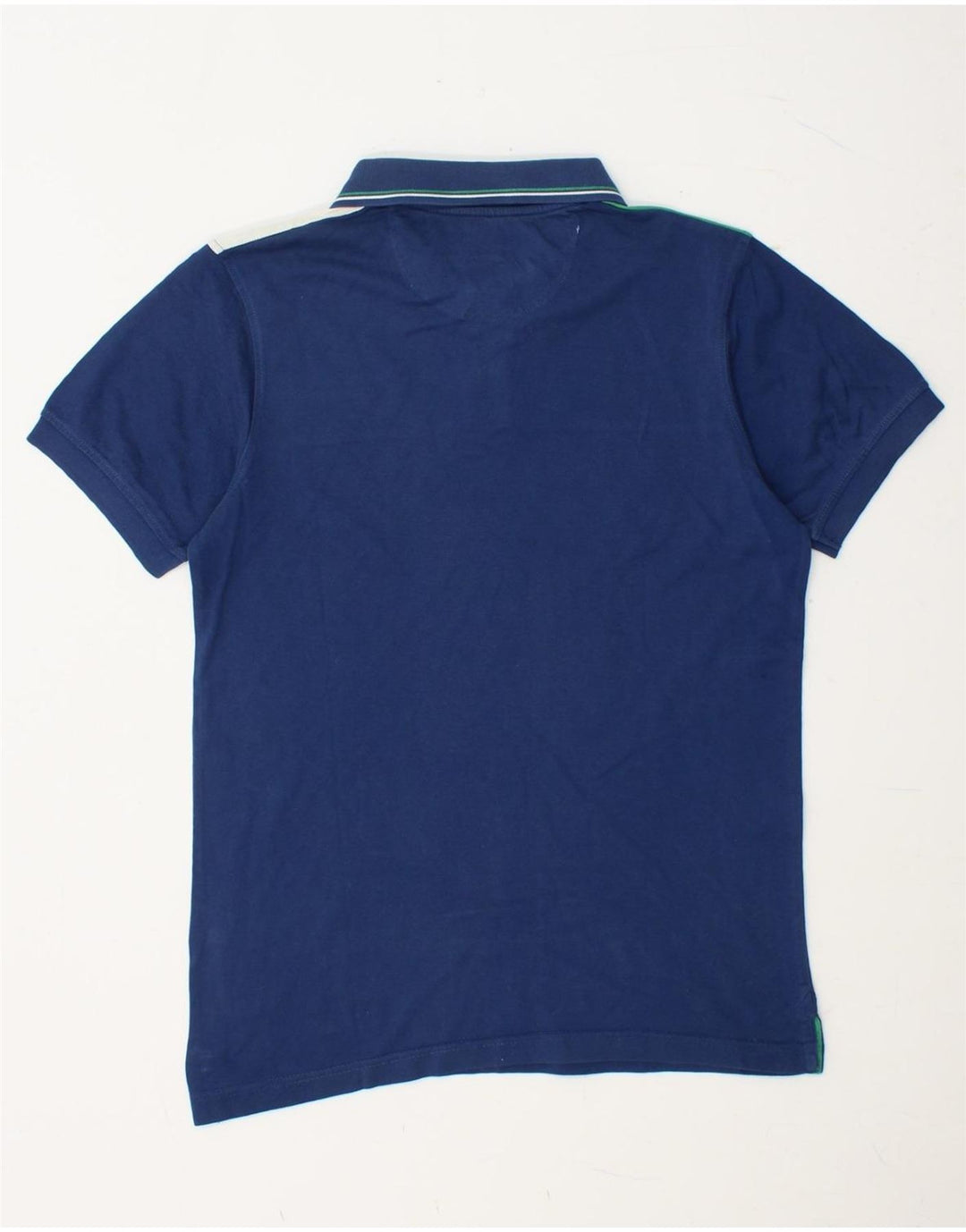 Мужская рубашка-поло узкого кроя HARMONT & BLAINE, маленькая синяя, хлопок с цветными блоками