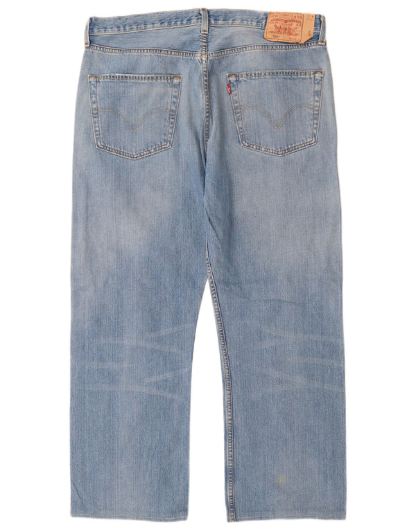 Мужские прямые джинсы Levi's 501 W38 L28 синие, хлопок