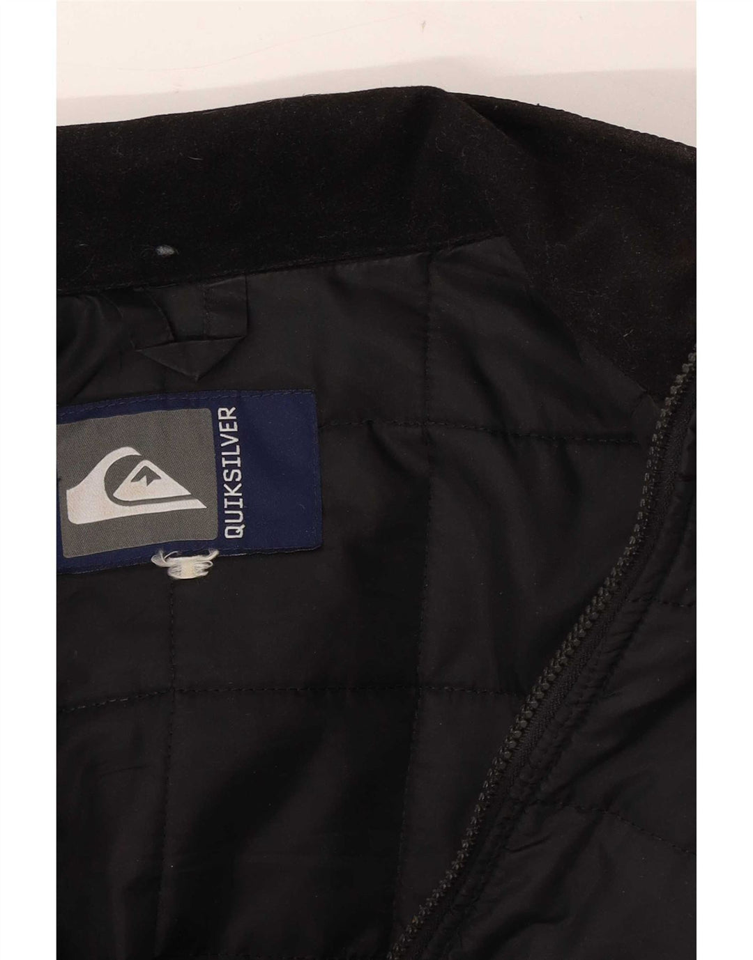 Мужская стеганая куртка Quiksilver UK 40, большая черная