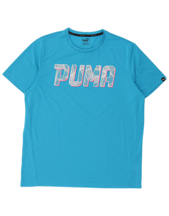 Мужская футболка с рисунком Puma Top XL синяя