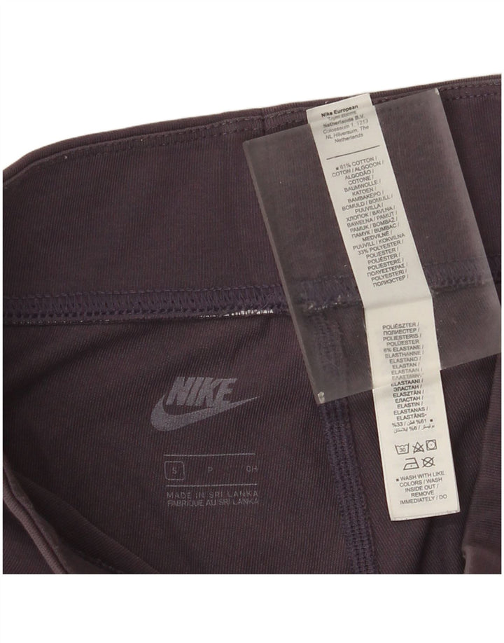 Женские леггинсы Nike UK 10, маленькие фиолетовые, хлопок
