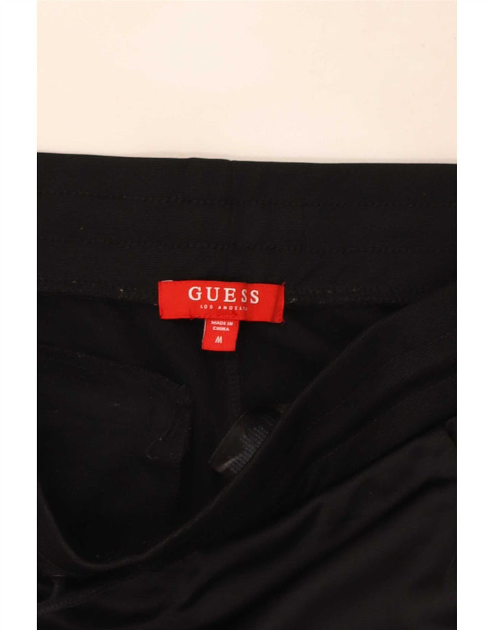 Мужские спортивные брюки Guess с графическим рисунком, джоггеры, средние черные цветные блоки