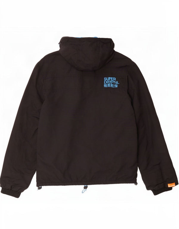 Мужская ветровка с капюшоном Superdry The Windcheater UK 38, средний черный