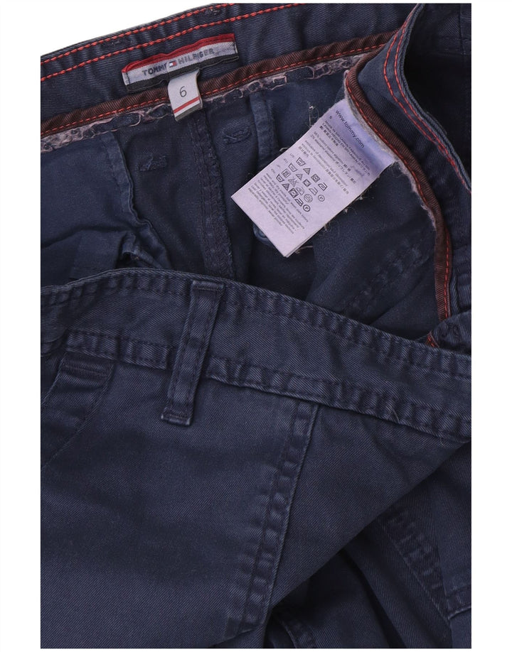 Женские прямые брюки чинос Tommy Hilfiger US 6 Medium W30 L25 Темно-синие