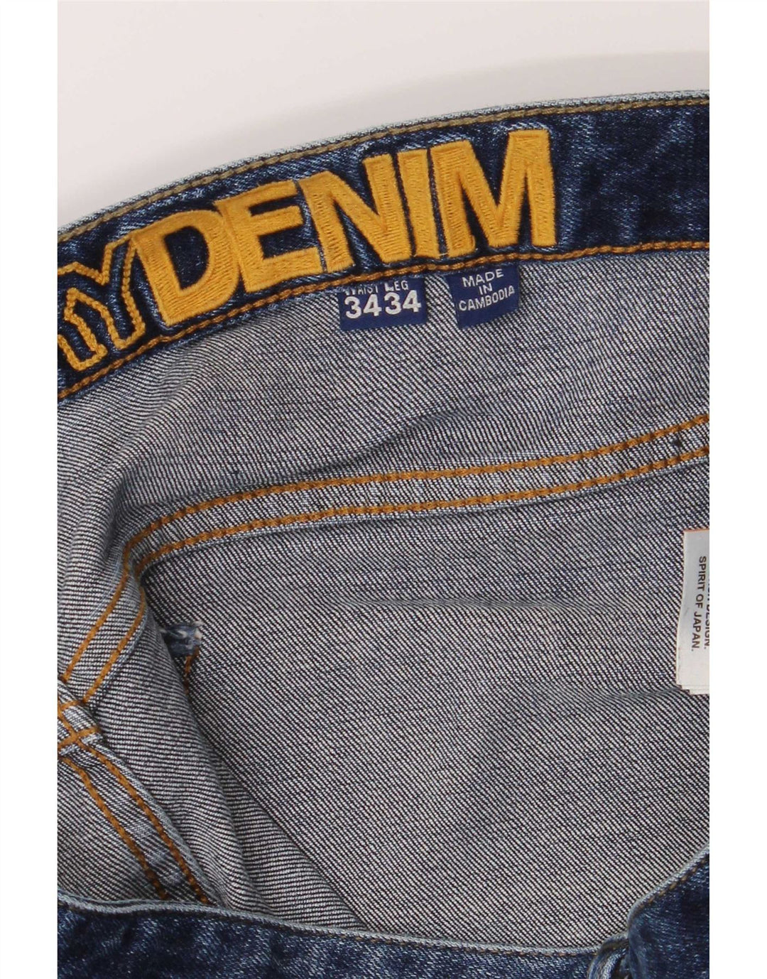 Мужские прямые джинсы Superdry W34 L30, синий хлопок