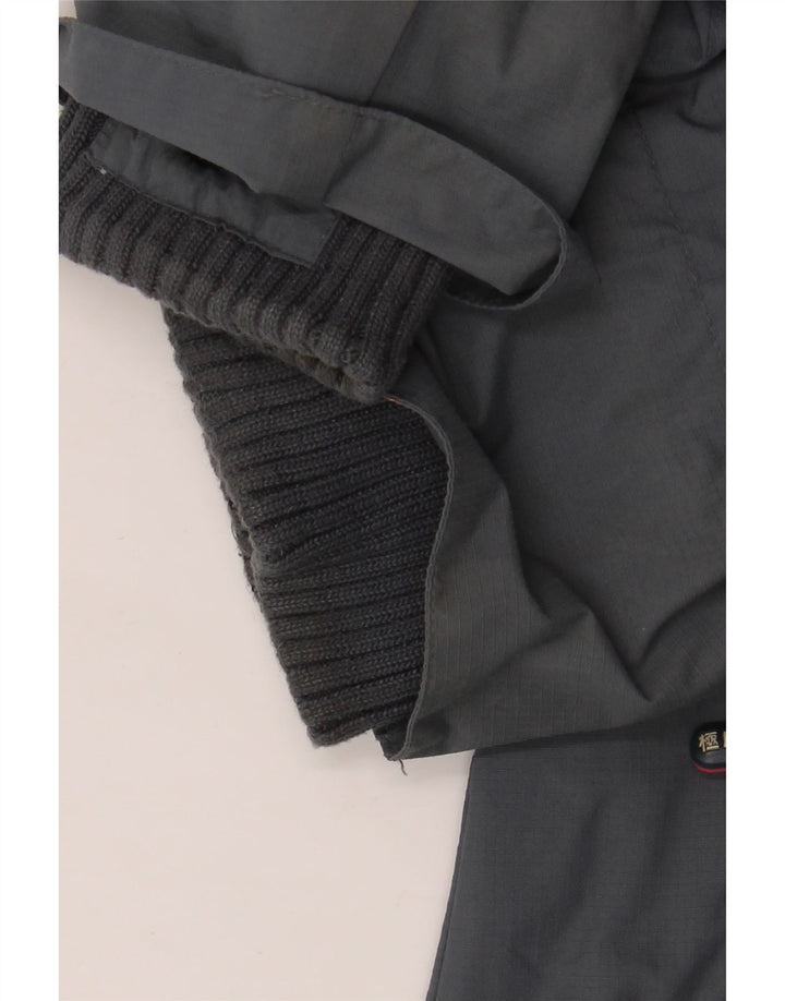 Женская ветровка-дождевик Superdry UK 42 XL Серый нейлон