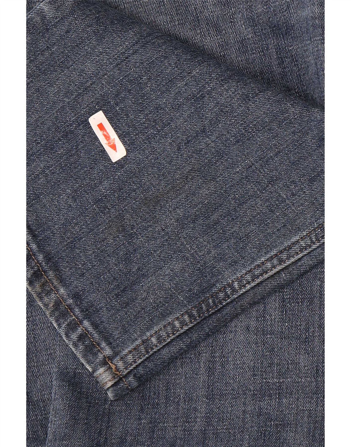 Мужские прямые джинсы Wrangler W36 L34 синие, хлопок