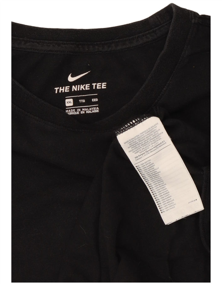 Мужская футболка Nike Top 2XL, черный хлопок