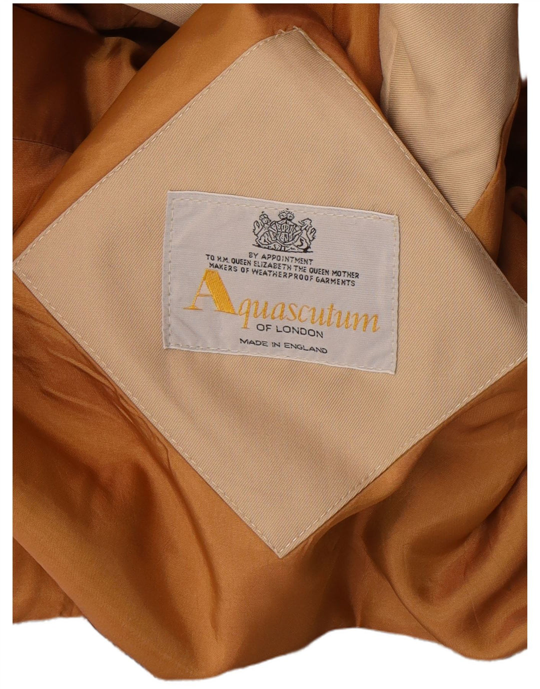 Женский тренч большого размера Aquascutum UK 12 Medium Beige Classic