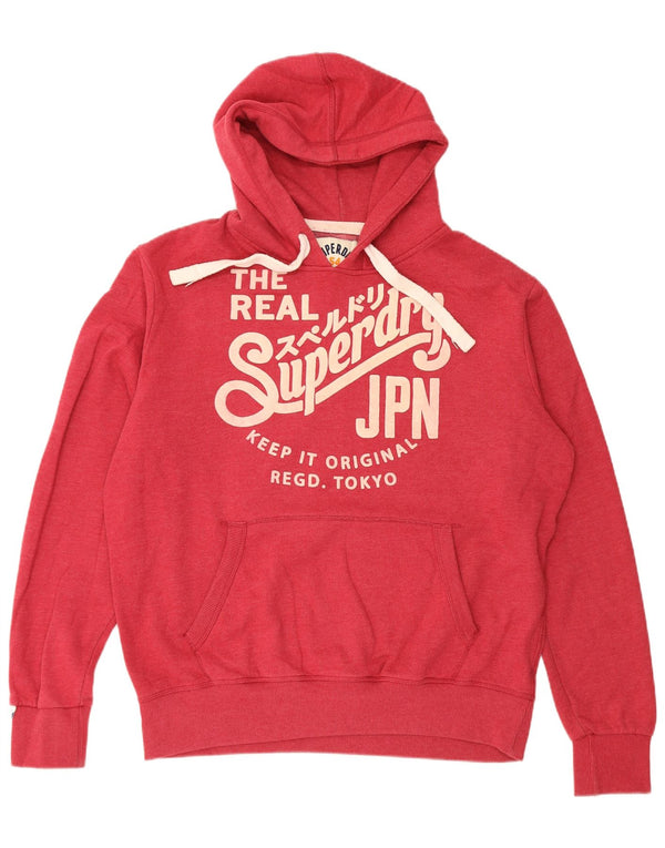 Мужской джемпер с капюшоном Superdry 2XL, красный хлопок