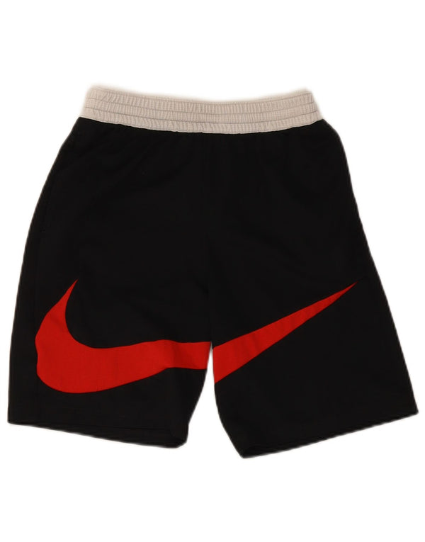 Спортивные шорты Nike Dri Fit с графикой для мальчиков 13–14 лет, XL, черные