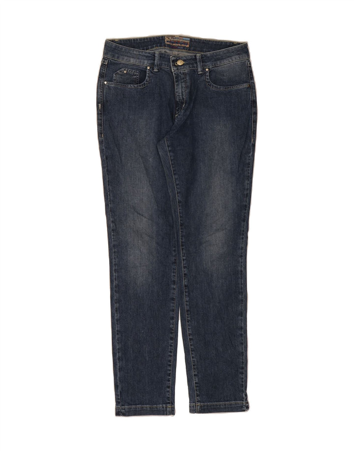 TRUSSARDI Womens Slim Jeans W28 L29 Blue Vintage Trussardi and Second-Hand Trussardi from Messina Hembry 