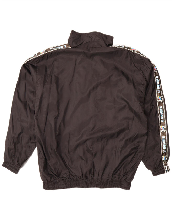 Мужской спортивный костюм с графическим рисунком, большая куртка