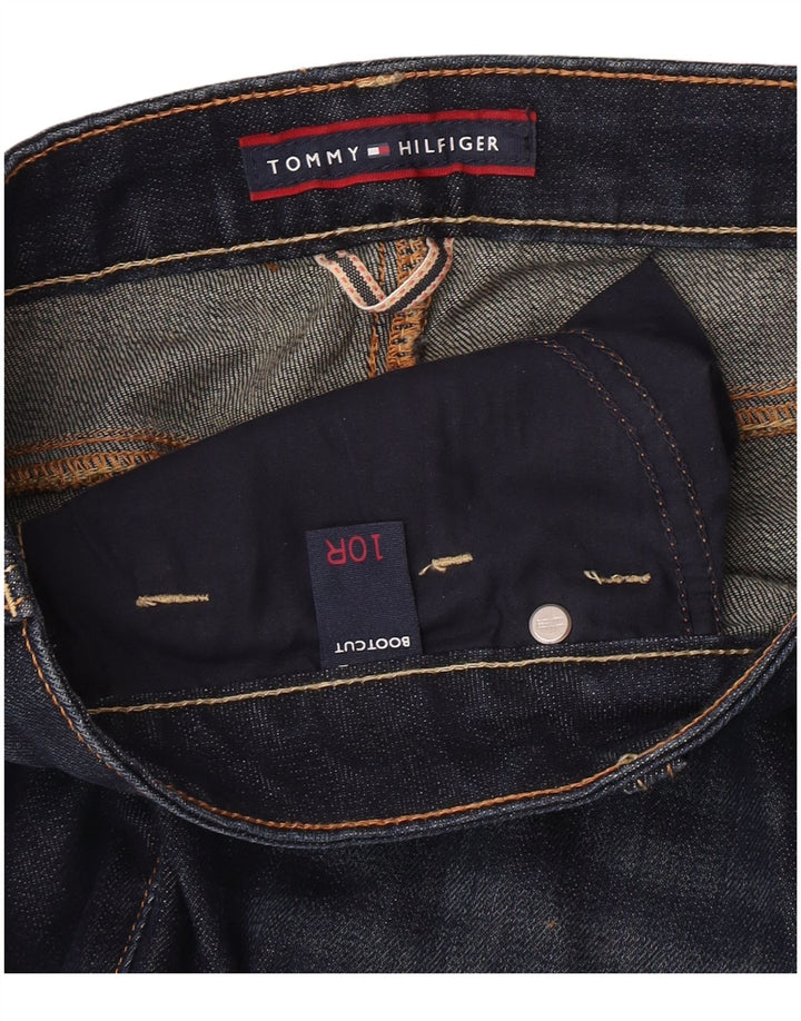 Женские джинсы Tommy Hilfiger Bootcut США 10, большие W34 L32, синие