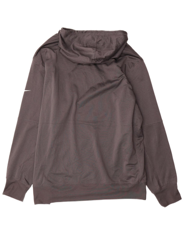 Мужской джемпер с капюшоном Nike Miami Dolphins 3XL, серый полиэстер