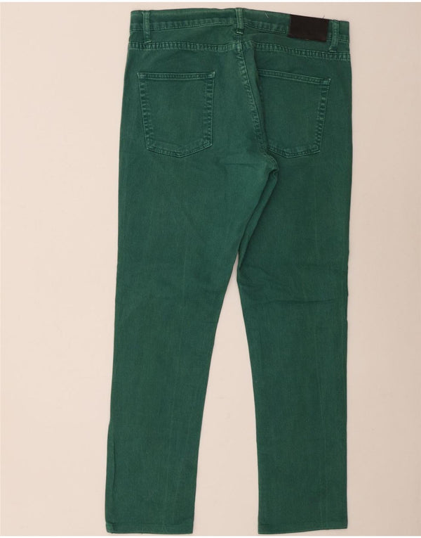 Мужские узкие джинсы Zara EU 46 XL W36 L30, зеленый хлопок