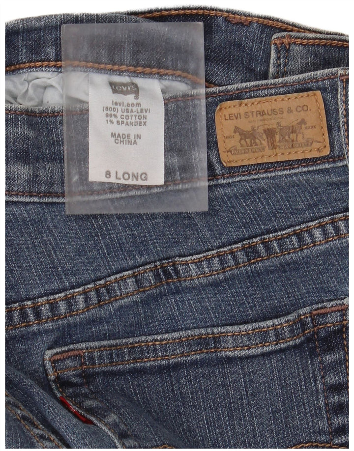 Женские джинсы Levi's 515 Bootcut США 8, средние W28 L30, синие, хлопок