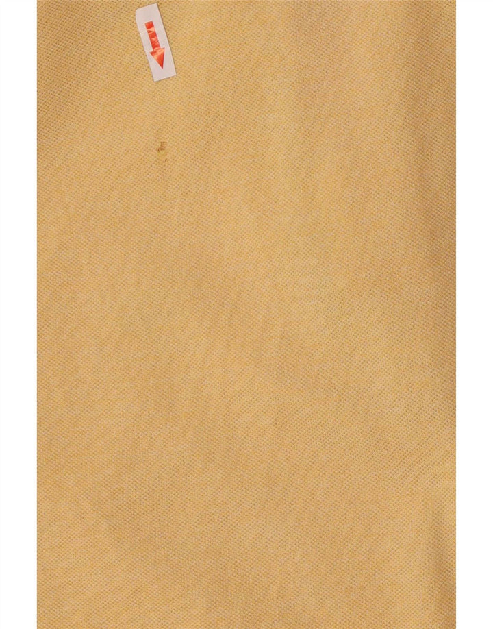 Мужская футболка-поло Lacoste, размер 5 Large, желтый, хлопок