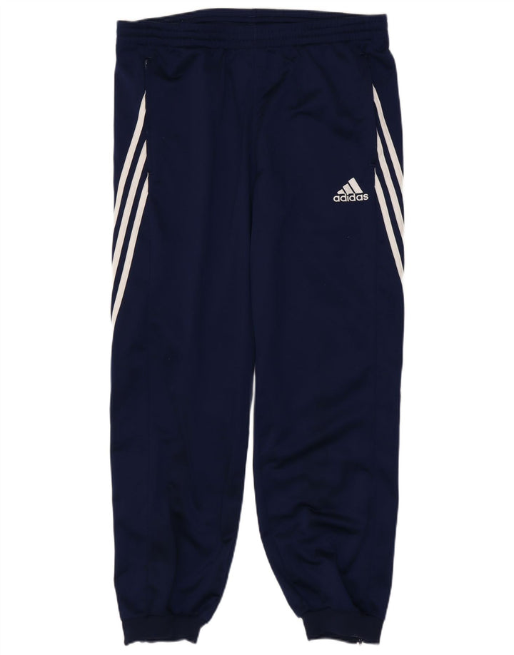 Adidas Мужские спортивные брюки Джоггеры Большой темно-синий полиэстер