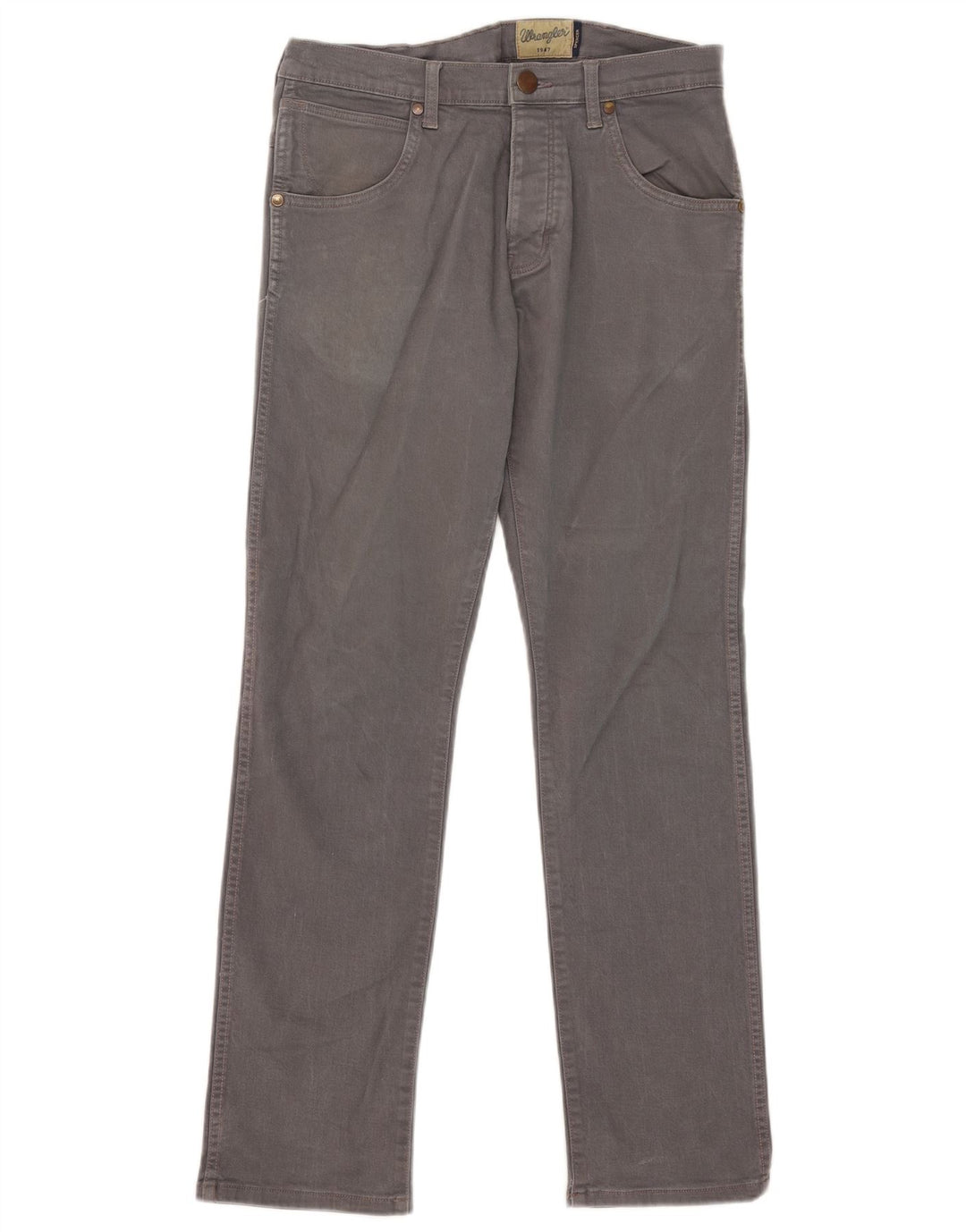 Мужские прямые джинсы WRANGLER Spencer W32 L32, серый хлопок