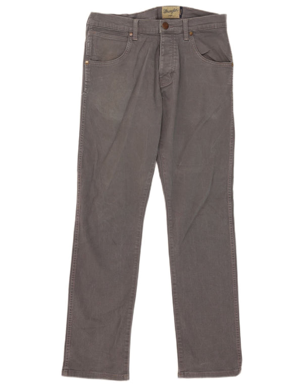 Мужские прямые джинсы WRANGLER Spencer W32 L32, серый хлопок