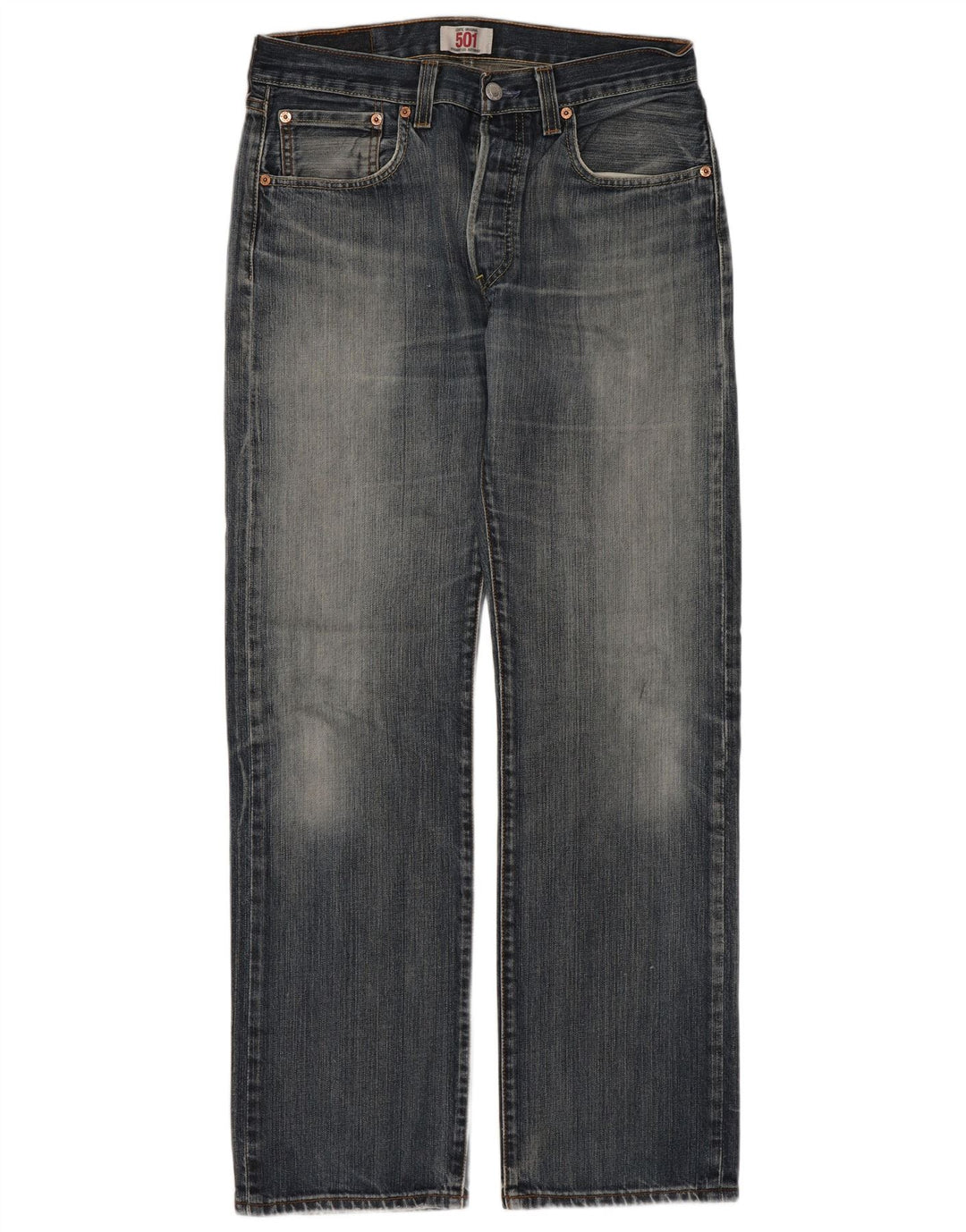 Мужские прямые джинсы Levi's 501 W31 L32 синие