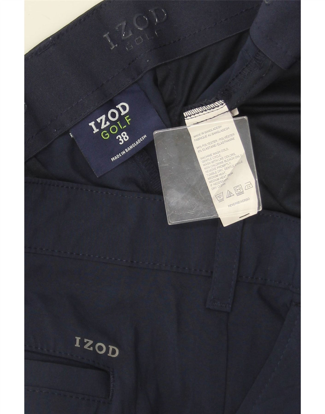 IZOD Мужские шорты карго W38 XL темно-синие, полиэстер