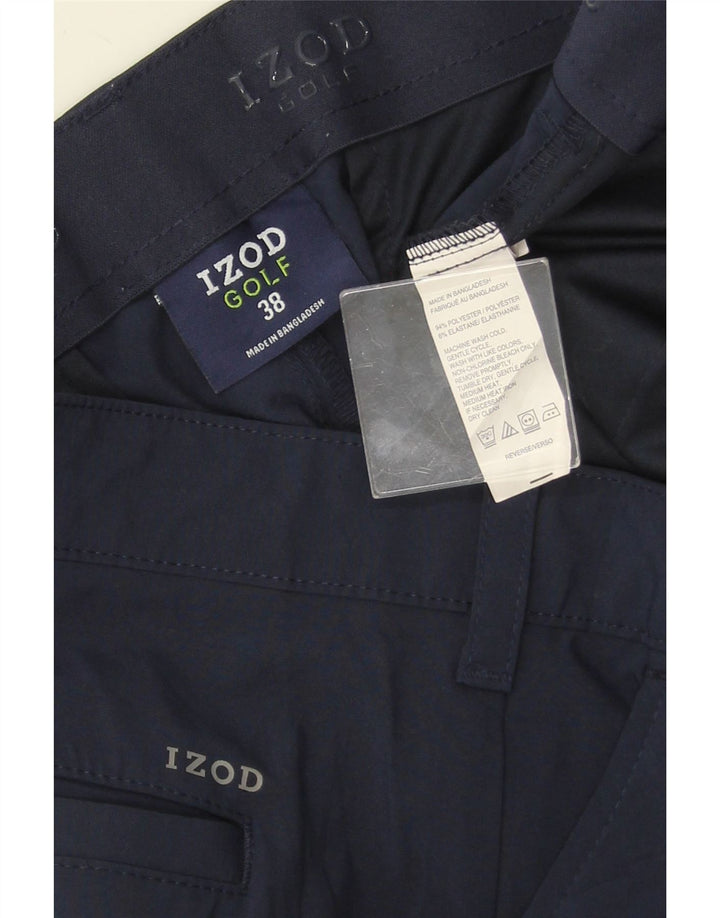 IZOD Мужские шорты карго W38 XL темно-синие, полиэстер