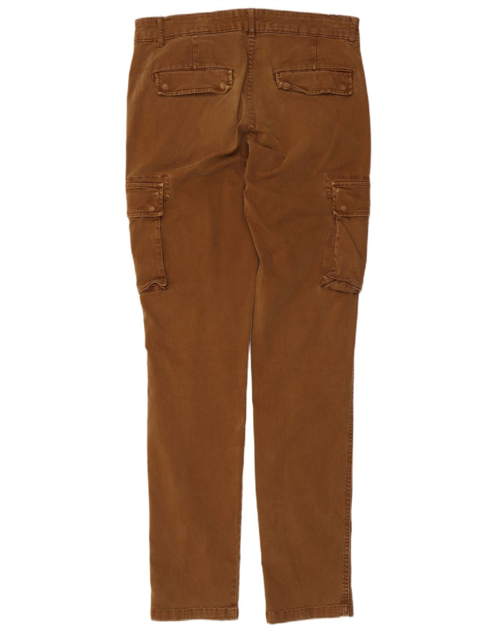 Мужские узкие брюки-карго Lyle & Scott W32 L33, коричневые, хлопковые