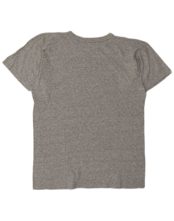 CHAMPION Mens T-Shirt Top Large Grey Cotton
