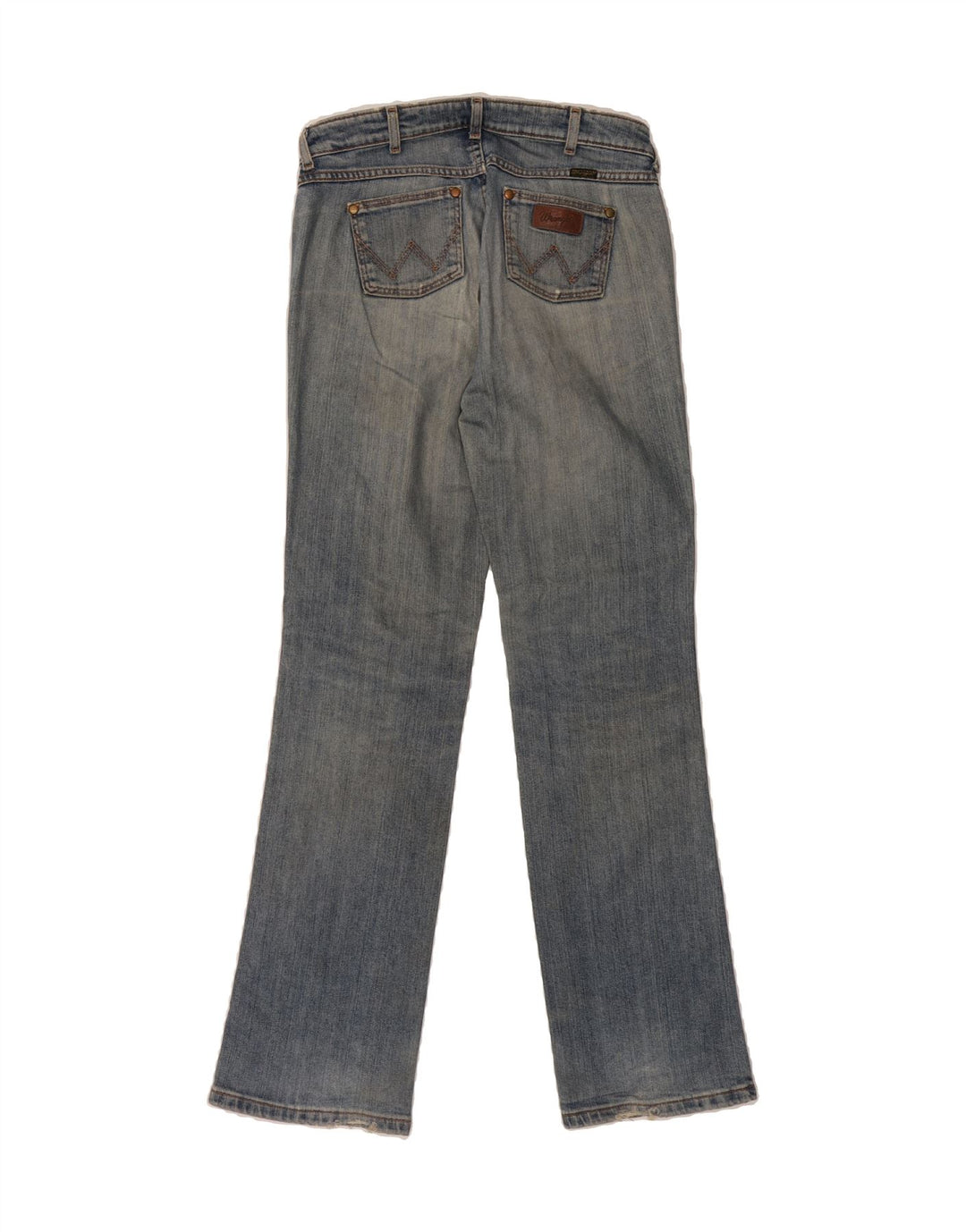 WRANGLER Womens Jade Straight Jeans W31 L34 Blue Cotton Vintage Wrangler and Second-Hand Wrangler from Messina Hembry 