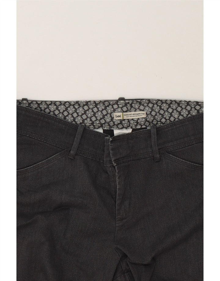 LEE Womens Straight Casual Trousers W38 L30 Grey Cotton Vintage Lee and Second-Hand Lee from Messina Hembry 