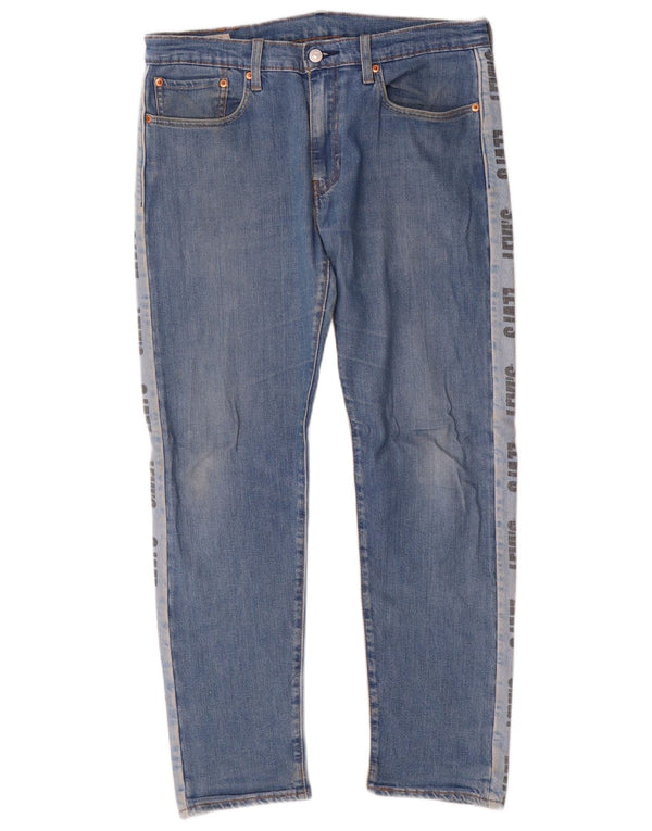 Мужские прямые джинсы Levi's Hi-Ball с рисунком W32 L30, синие, хлопок с цветными блоками