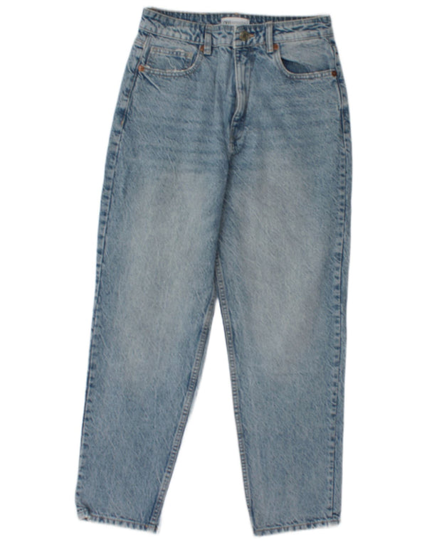Женские зауженные джинсы Zara EU 40 Medium W30 L27 Синие, хлопок