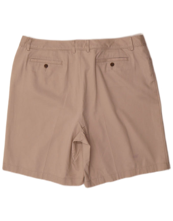 EDDIE BAUER Женские повседневные шорты США 18 2XL W38 Бежевые хлопковые