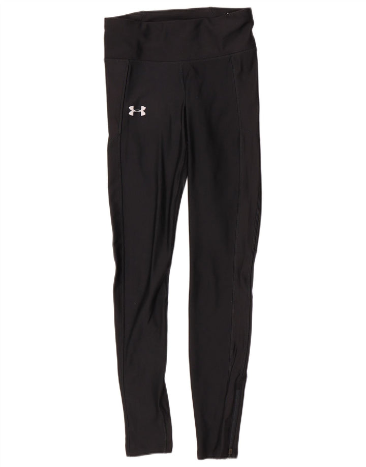 Женские компрессионные леггинсы Under Armour, 10 шт., черные, полиэстер, спортивные