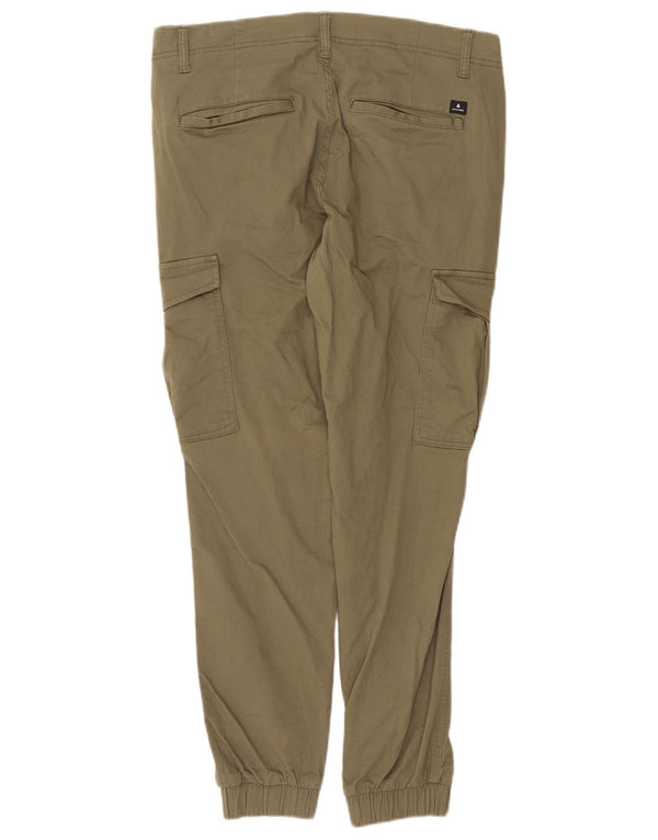 Мужские брюки-карго Jack & Jones W32 L32, хаки, хлопок