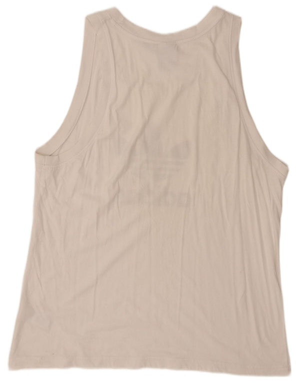 Adidas Mens Graphic Vest Top XL Белый Хлопок
