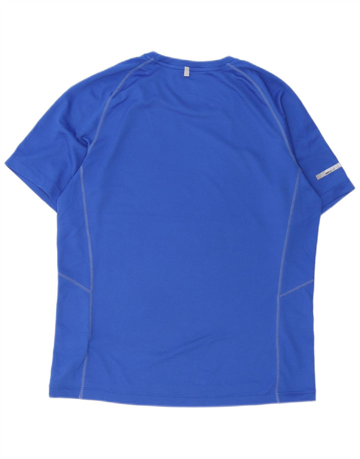 Мужская футболка Nike Dri Fit, большой синий полиэстер
