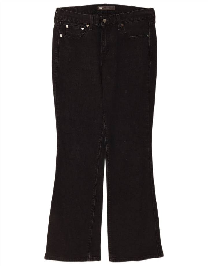 Женские джинсы Levi's 515 Bootcut, размер США 10, большие размеры W30 L32, черный хлопок
