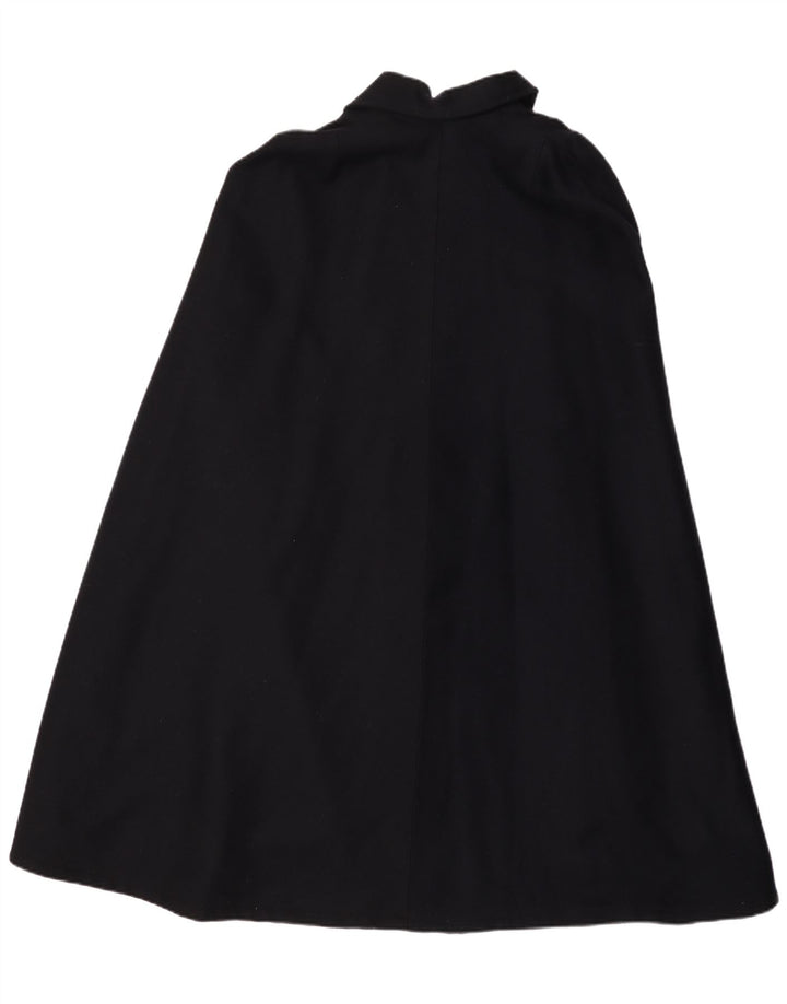 ВИНТАЖНОЕ женское пальто-накидка, один размер, темно-синее