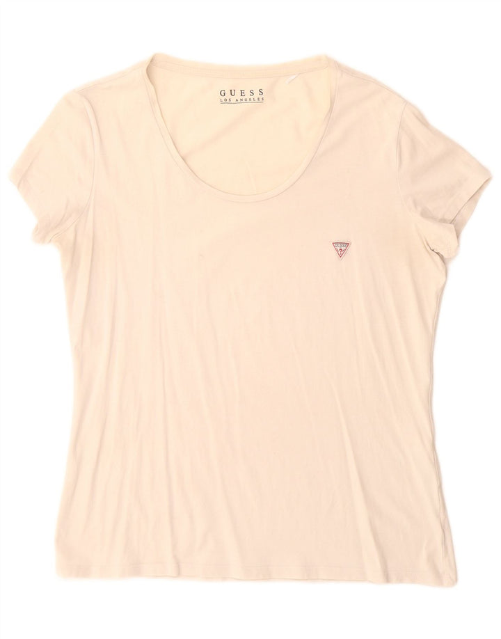 Guess Женская футболка Top UK 18 XL Белая