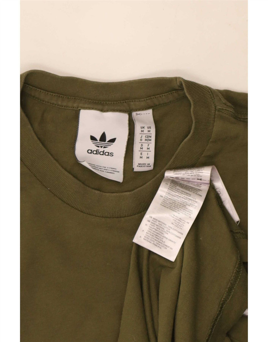 Мужская футболка Adidas Top Medium Khaki Cotton