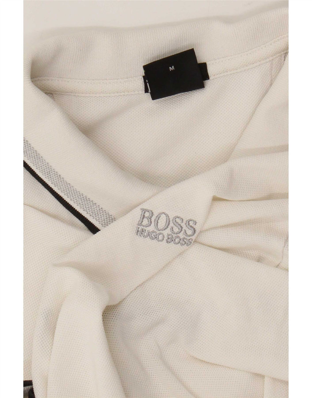 Мужская рубашка-поло Hugo Boss, средний белый