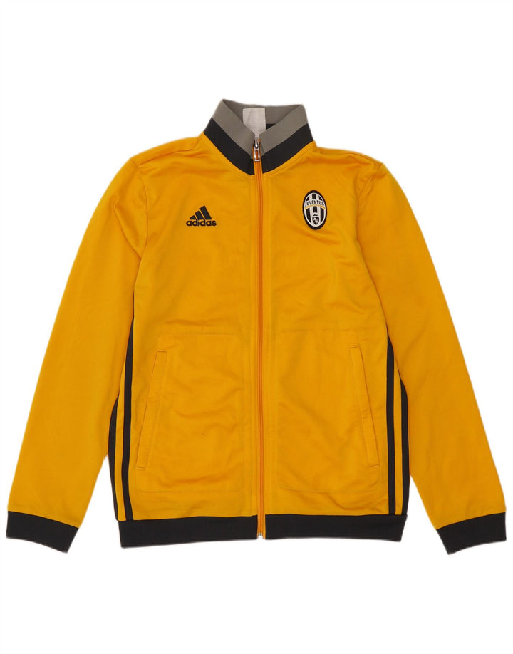 Спортивный костюм Adidas для мальчиков Juventus, верхняя куртка 11-12 лет, желтый полиэстер