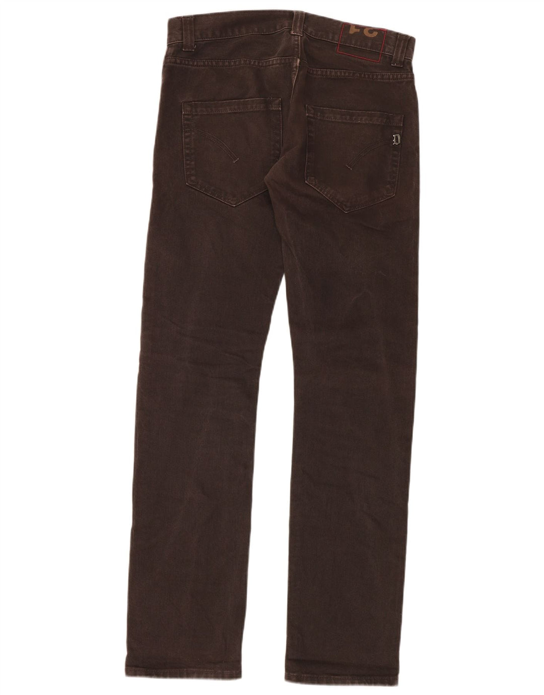 Dondup Мужские узкие джинсы W31 L34 Коричневые хлопковые